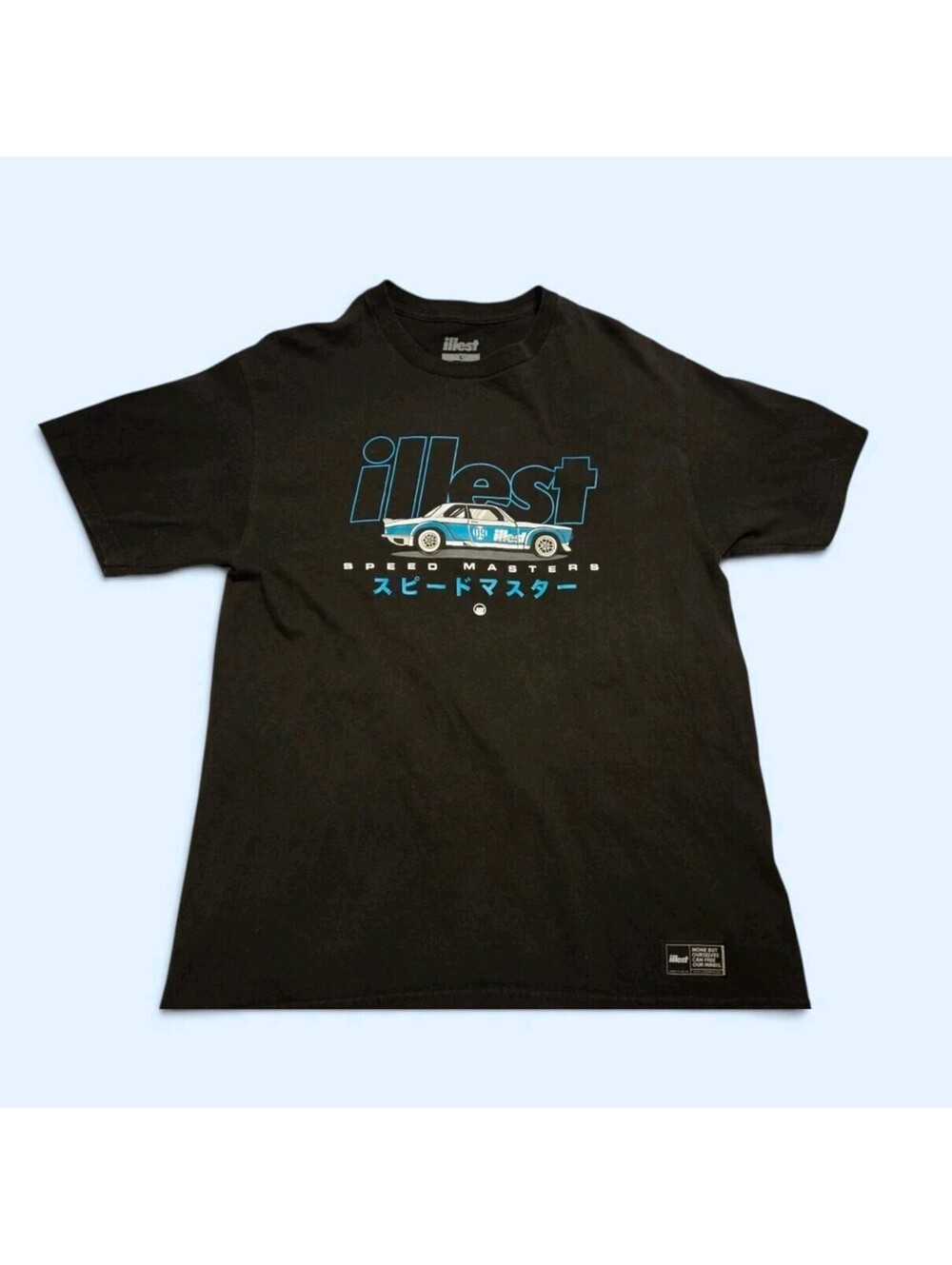 Illest Speed Masters Hakosuka Nissan Skyline GT-R Black Graphic T-Shirt Mens L